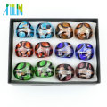 Novo designSands Handmade Dicróico Vidro Ring12pcs / box, MC1010